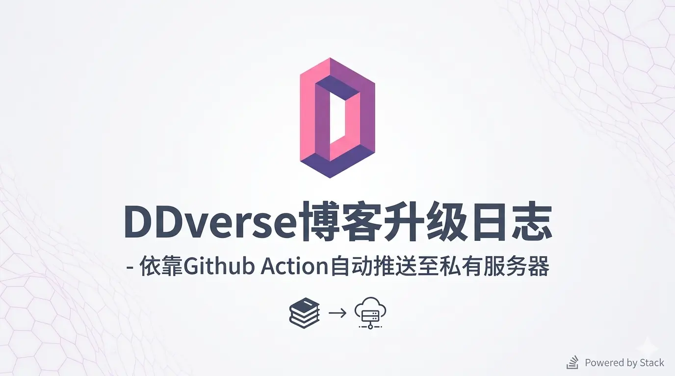 Featured image of post DDverse博客升级日志 - 依靠Github Action自动推送至私有服务器
